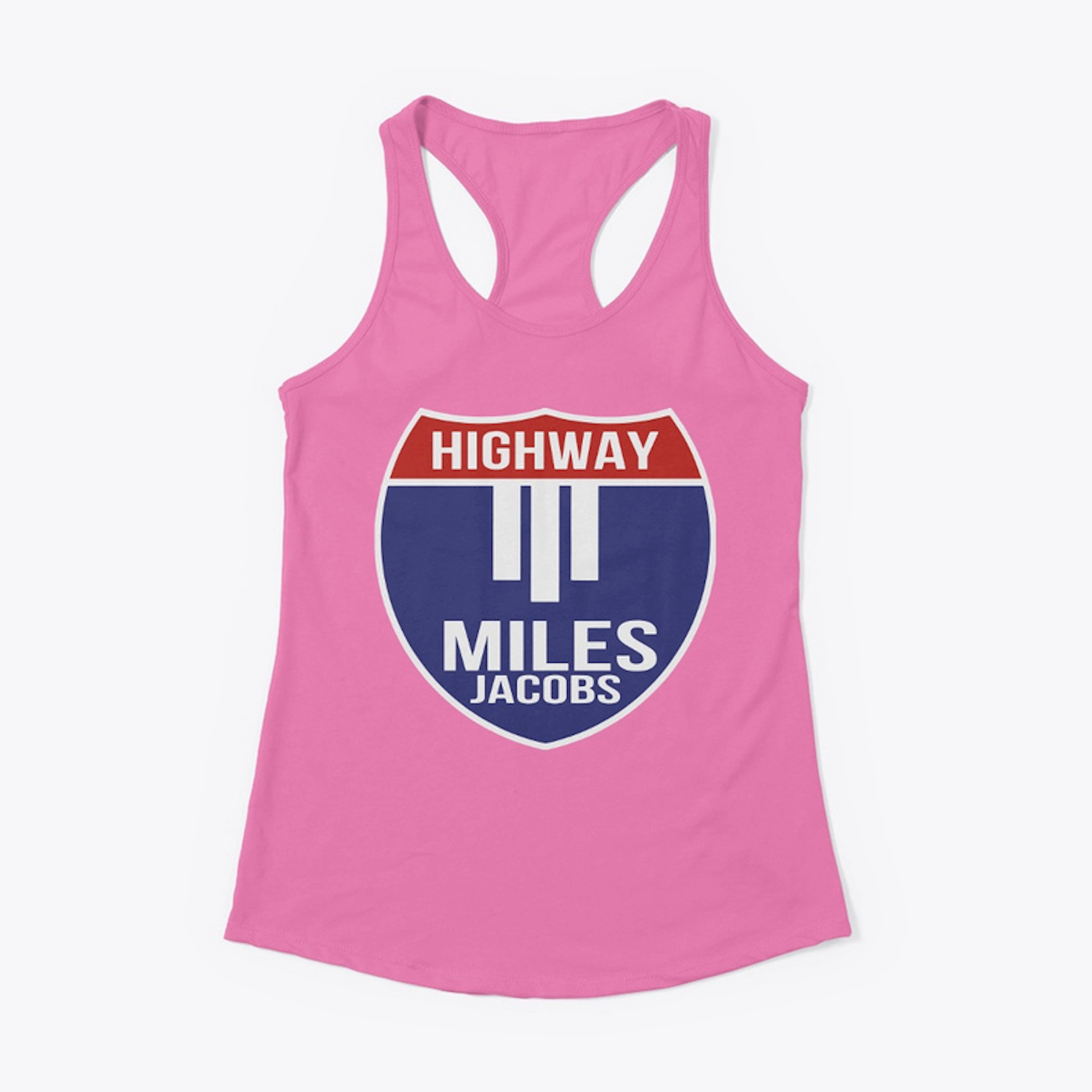 Womens Racerback "Highway" Style